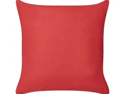 Sæt af 2 pyntepuder BORONIA Bomuld 45 x 45 cm Rød Julemønster