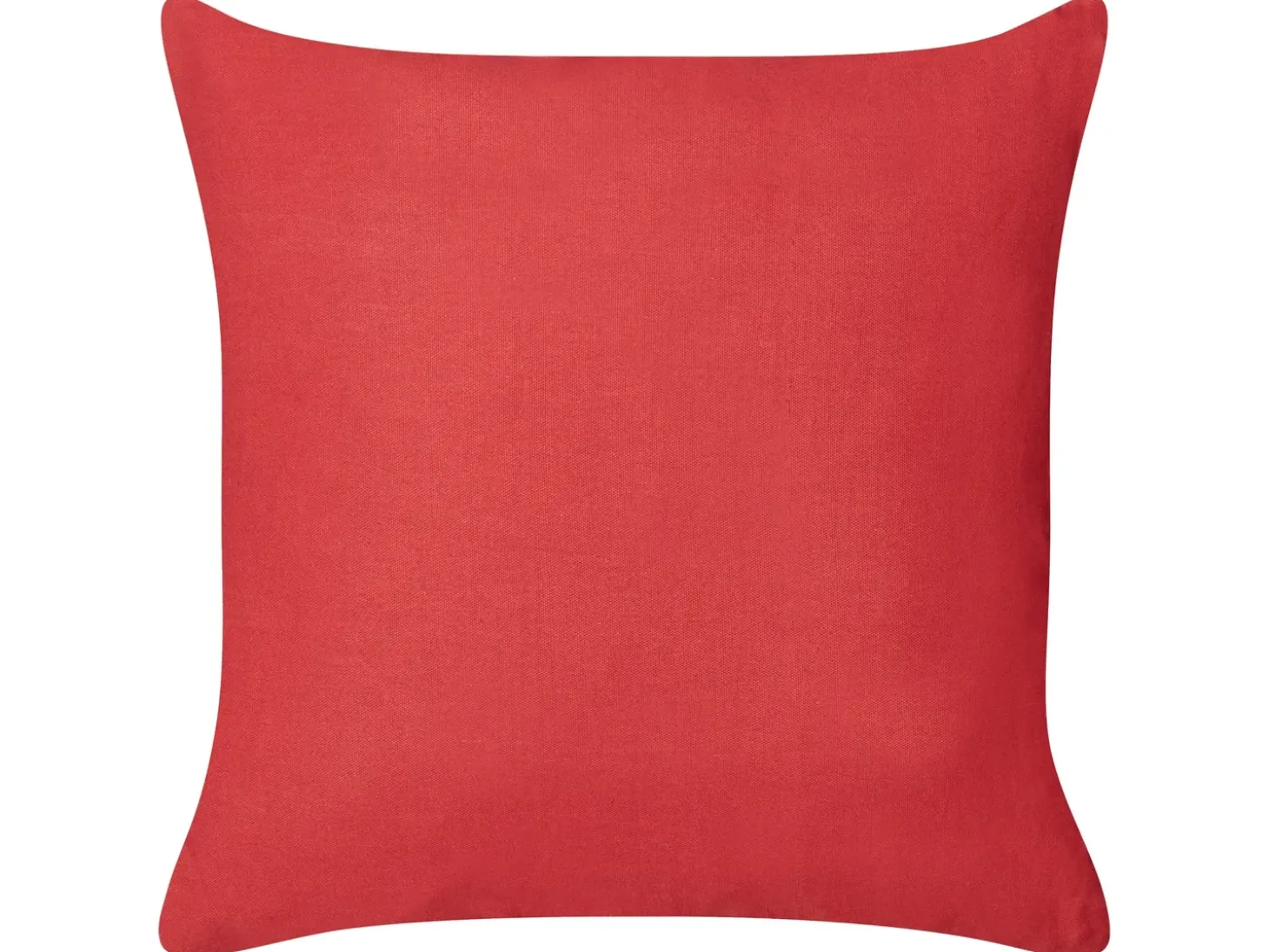 Sæt af 2 pyntepuder BORONIA Bomuld 45 x 45 cm Rød Julemønster