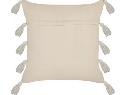 Sæt af 2 pyntepuder BOUVARDIA Bomuld 45 x 45 cm Grå Chevronmønster