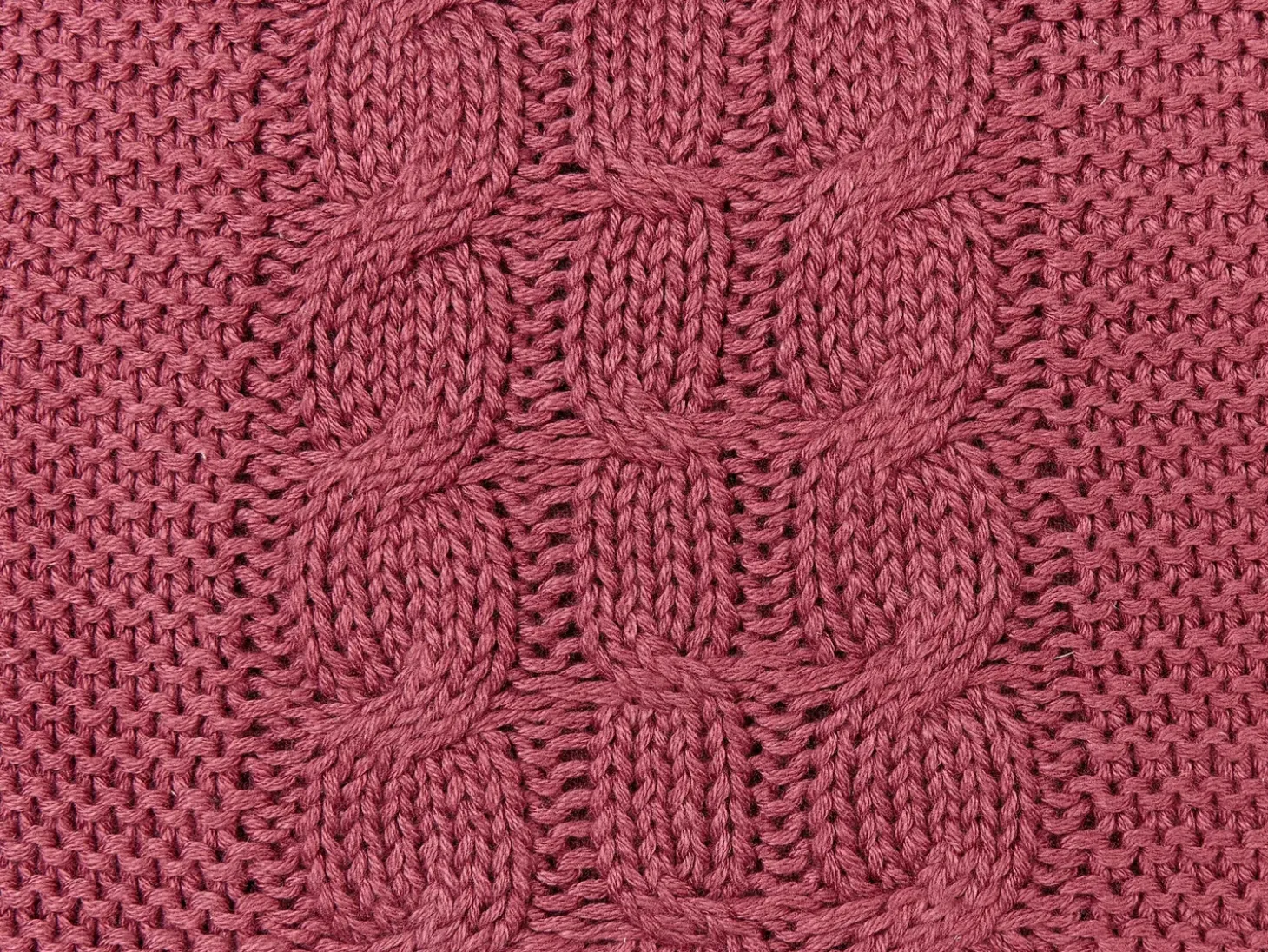 Sæt af 2 pyntepuder CADETIA Bomuld 45 x 45 cm Bordeaux Ensfarvet