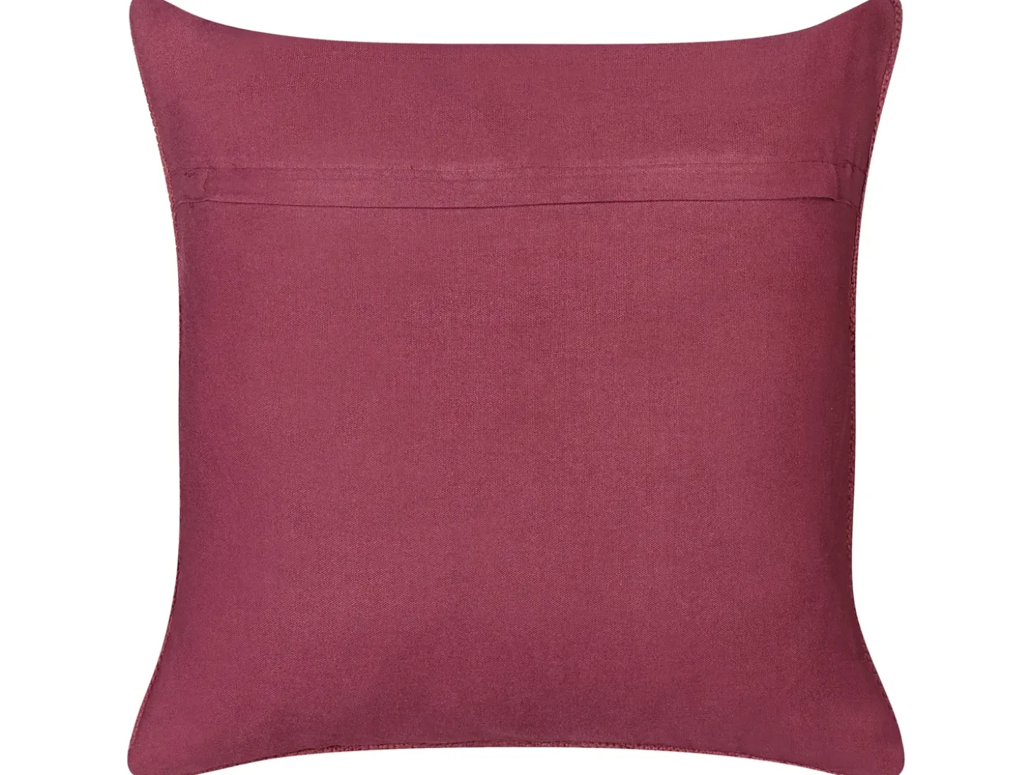 Sæt af 2 pyntepuder CADETIA Bomuld 45 x 45 cm Bordeaux Ensfarvet