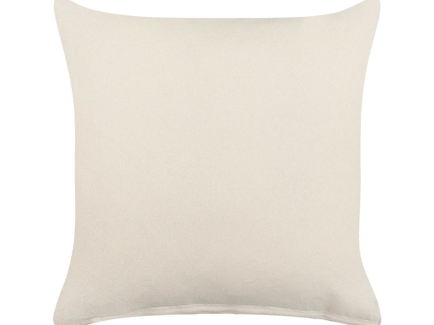 Sæt af 2 pyntepuder CALANTHE Bomuld 45 x 45 cm Beige Geometrisk mønster