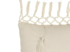 Sæt af 2 pyntepuder CALTHA Bomuld 30 x 50 cm Beige Abstraktmønster