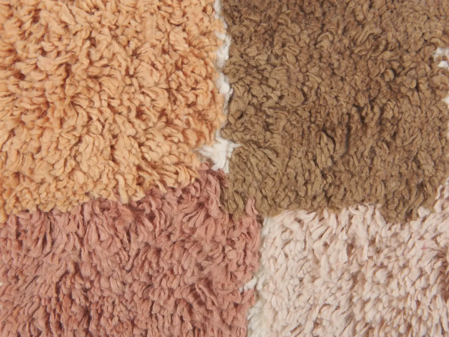 Sæt af 2 pyntepuder CALTHA Bomuld 30 x 50 cm Beige Abstraktmønster