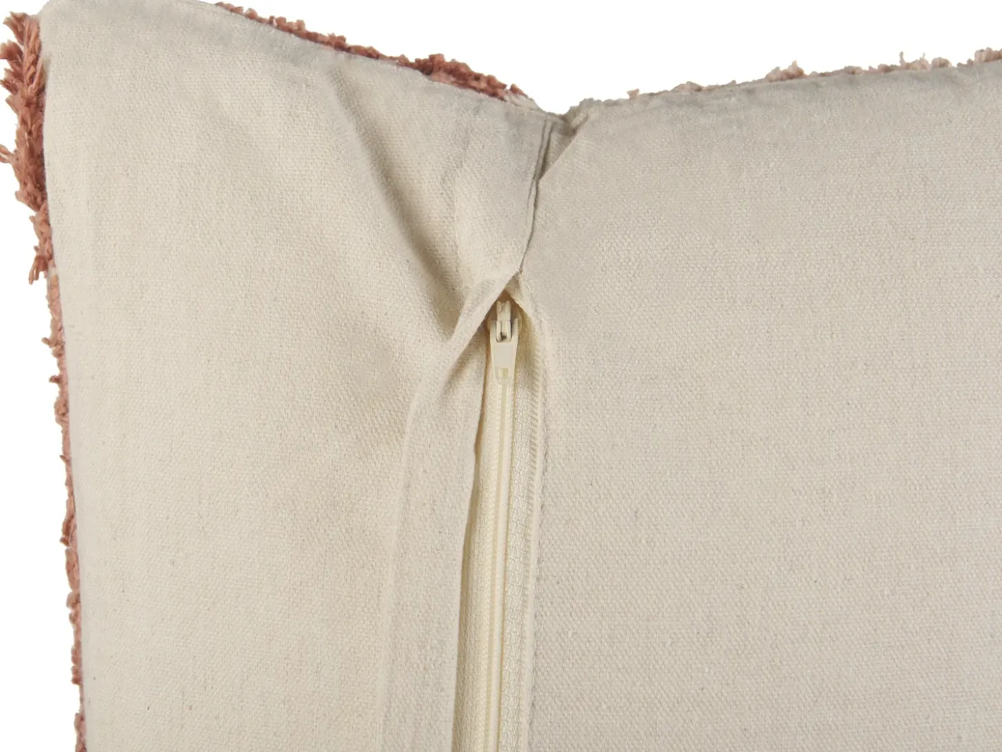 Sæt af 2 pyntepuder CAMASSIA Bomuld 30 x 50 cm Beige Abstraktmønster