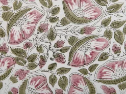 Sæt af 2 pyntepuder CARISSA Bomuld 45 x 45 cm Multifarvet Blomstermønster