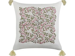 Sæt af 2 pyntepuder CARISSA Bomuld 45 x 45 cm Multifarvet Blomstermønster