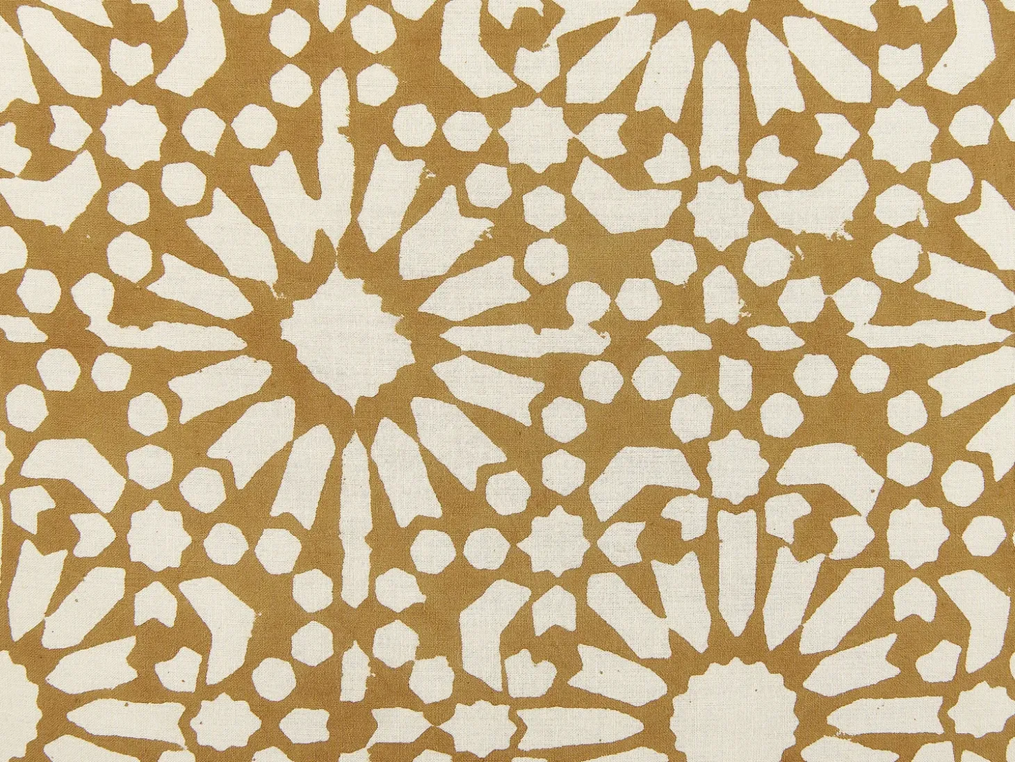 Sæt af 2 pyntepuder CEIBA Bomuld 45 x 45 cm Beige Geometrisk mønster