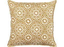 Sæt af 2 pyntepuder CEIBA Bomuld 45 x 45 cm Beige Geometrisk mønster