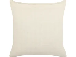 Sæt af 2 pyntepuder CERCIS Bomuld 45 x 45 cm Beige Geometrisk mønster