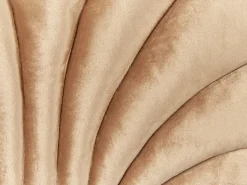 Sæt af 2 pyntepuder CONSOLIDA Velour 47 x 35 cm Sand Beige Ensfarvet