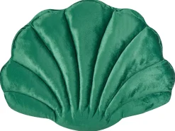 Sæt af 2 pyntepuder CONSOLIDA Velour 47 x 35 cm Smaragdgrøn Ensfarvet