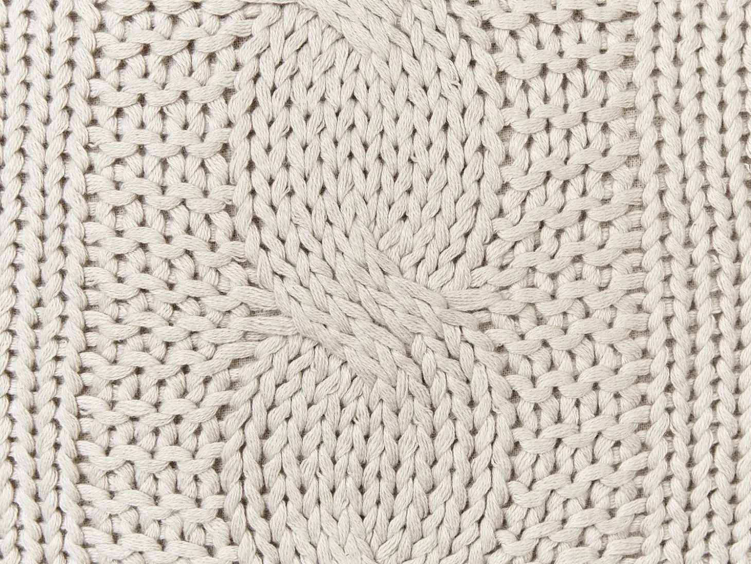 Sæt af 2 pyntepuder CONSTYLIS Bomuld 45 x 45 cm Brungrå Ensfarvet