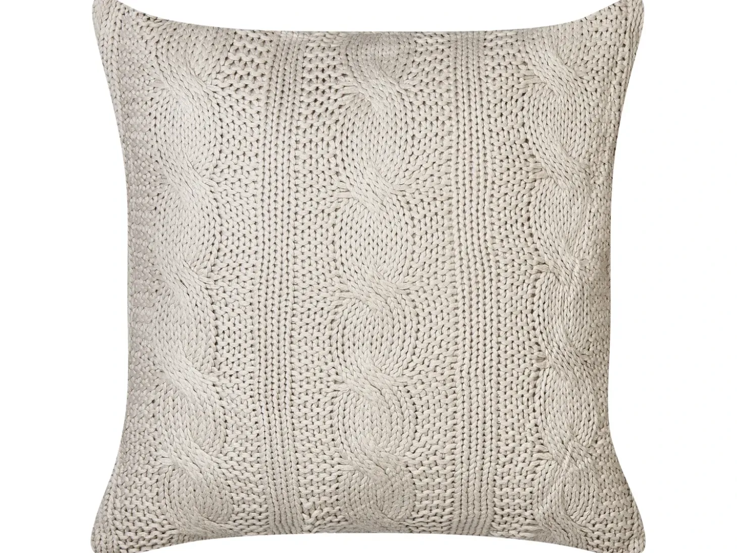 Sæt af 2 pyntepuder CONSTYLIS Bomuld 45 x 45 cm Brungrå Ensfarvet