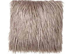 Sæt af 2 pyntepuder COROKIA Kunstig pels 45 x 45 cm Beige Ensfarvet