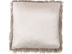 Sæt af 2 pyntepuder COROKIA Kunstig pels 45 x 45 cm Beige Ensfarvet
