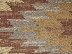 Sæt af 2 pyntepuder DEEPOR Jute 45 x 45 cm Multifarvet Orientalsk mønster