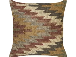 Sæt af 2 pyntepuder DEEPOR Jute 45 x 45 cm Multifarvet Orientalsk mønster