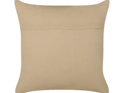 Sæt af 2 pyntepuder DESALIX Jute 45 x 45 cm Beige Stribet mønster