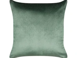 Sæt af 2 pyntepuder ECLIPTA 45 x 45 cm Grøn Ensfarvet