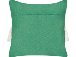 Sæt af 2 pyntepuder ELETTARIA Bomuld 45 x 45 cm Grøn Julemønster