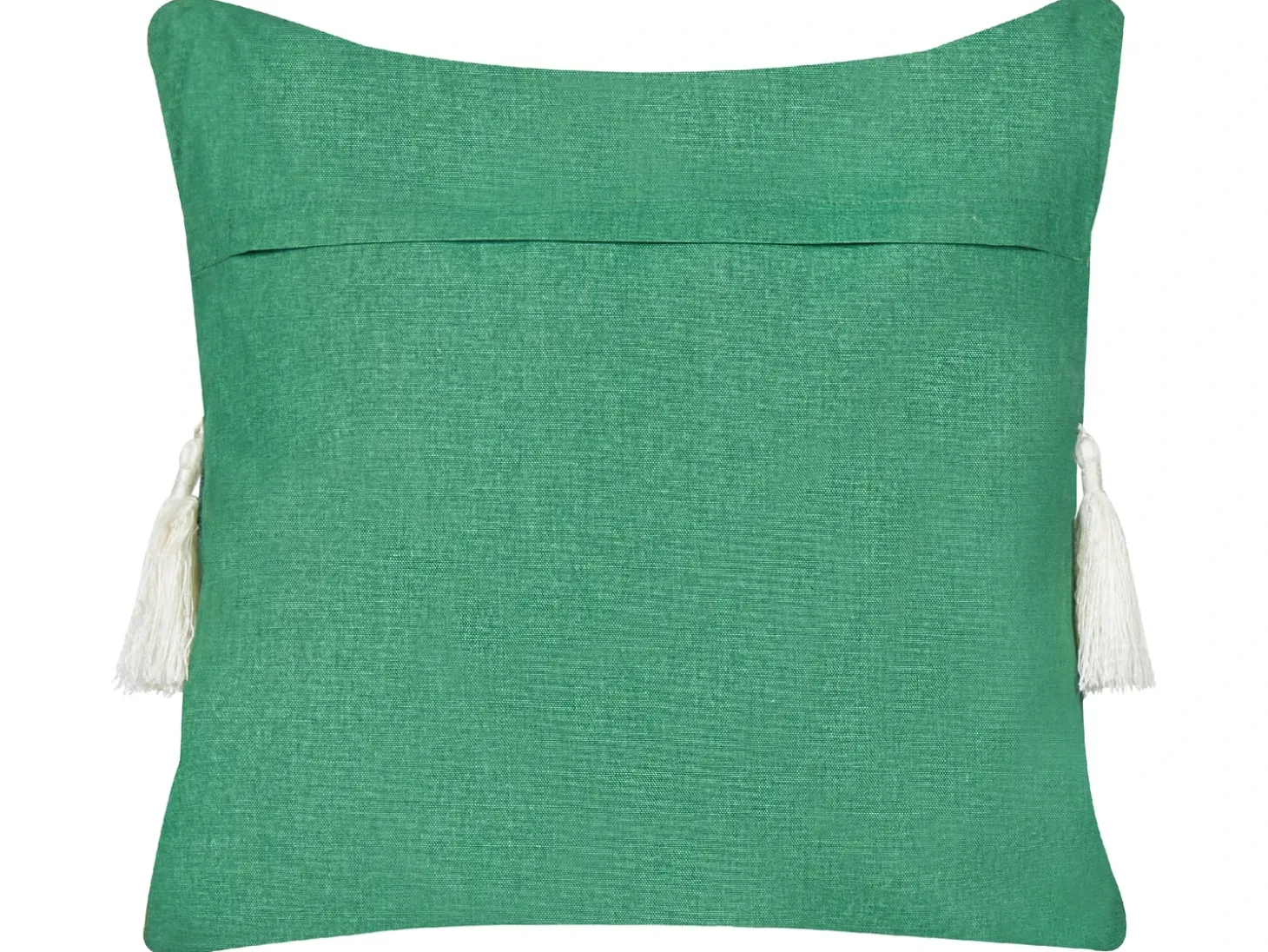 Sæt af 2 pyntepuder ELETTARIA Bomuld 45 x 45 cm Grøn Julemønster