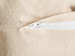 Sæt af 2 pyntepuder FAGRAEA Bomuld 30 x 50 cm Lys Beige Julemønster