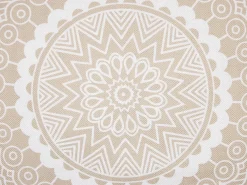 Sæt af 2 pyntepuder GERANIUM 45 x 45 cm Beige Orientalsk mønster