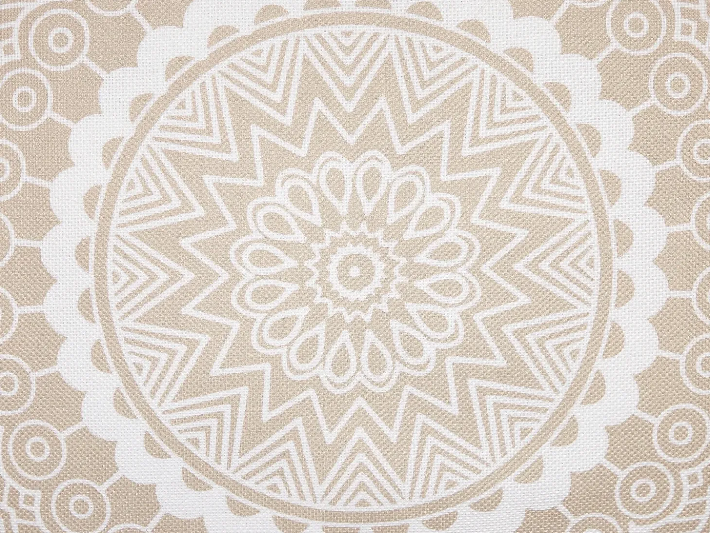 Sæt af 2 pyntepuder GERANIUM 45 x 45 cm Beige Orientalsk mønster