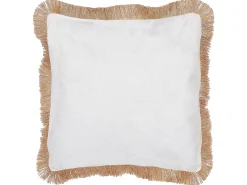 Sæt af 2 pyntepuder GERANIUM 45 x 45 cm Beige Orientalsk mønster