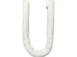 Sæt af 2 pyntepuder GLADIOLUS Boucle 172 x 14 cm Cremehvid Ensfarvet