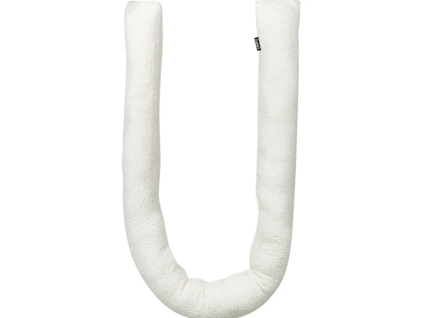 Sæt af 2 pyntepuder GLADIOLUS Boucle 172 x 14 cm Cremehvid Ensfarvet