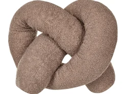 Sæt af 2 pyntepuder GLADIOLUS Boucle 172 x 14 cm Brun Ensfarvet