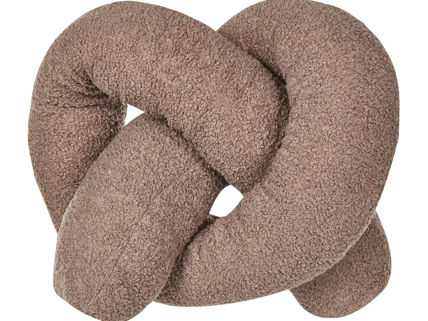 Sæt af 2 pyntepuder GLADIOLUS Boucle 172 x 14 cm Brun Ensfarvet