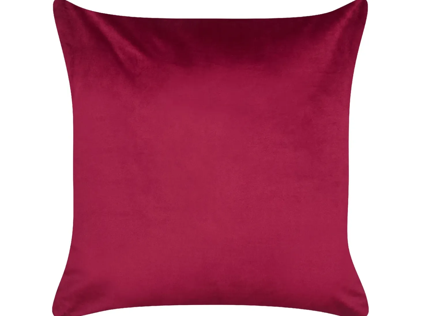 Sæt af 2 pyntepuder GOLDSPRUCE Velour 45 x 45 cm Rød Julemønster