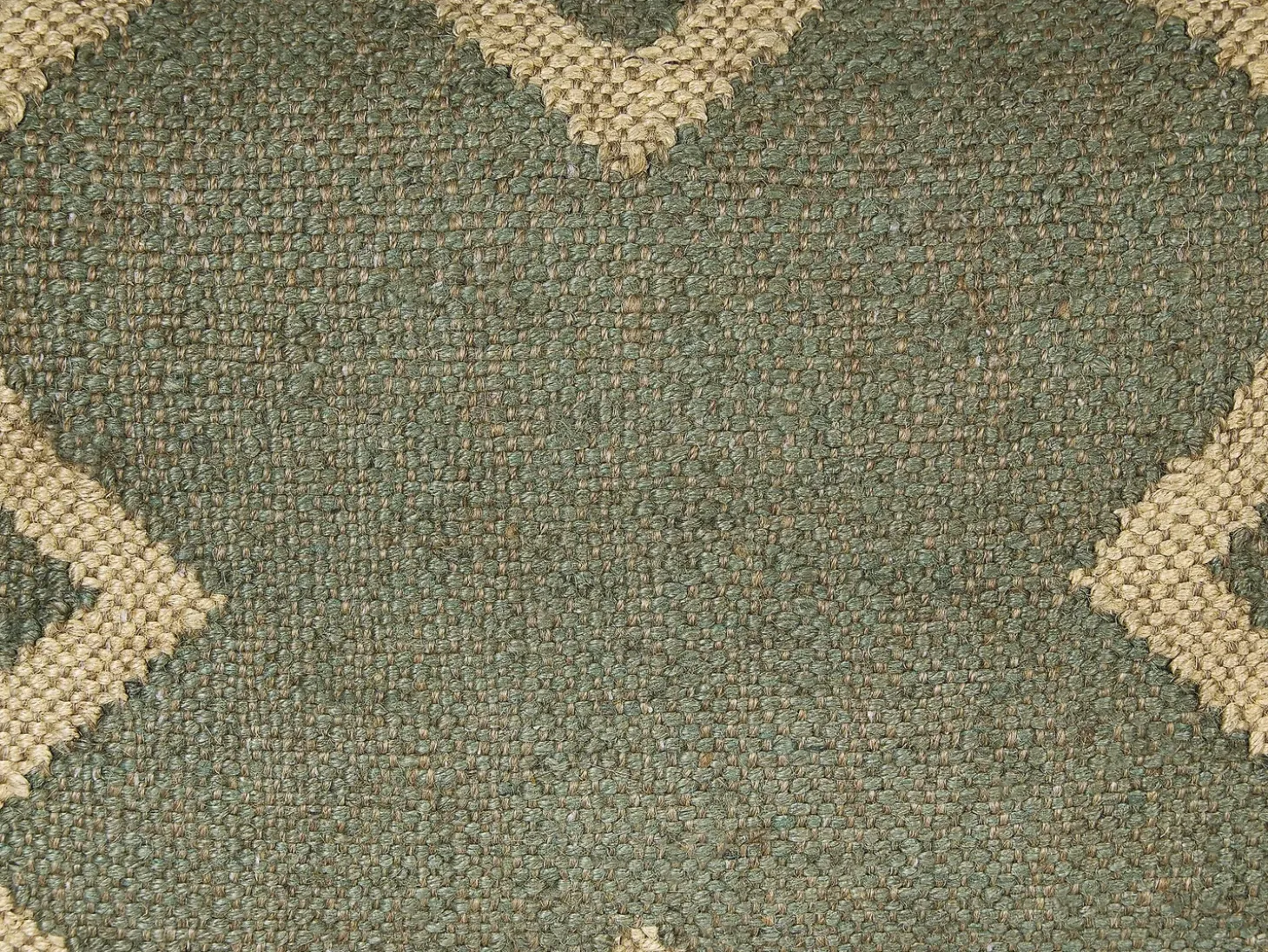Sæt af 2 pyntepuder GOPI Jute 30 x 50 cm Grøn Orientalsk mønster