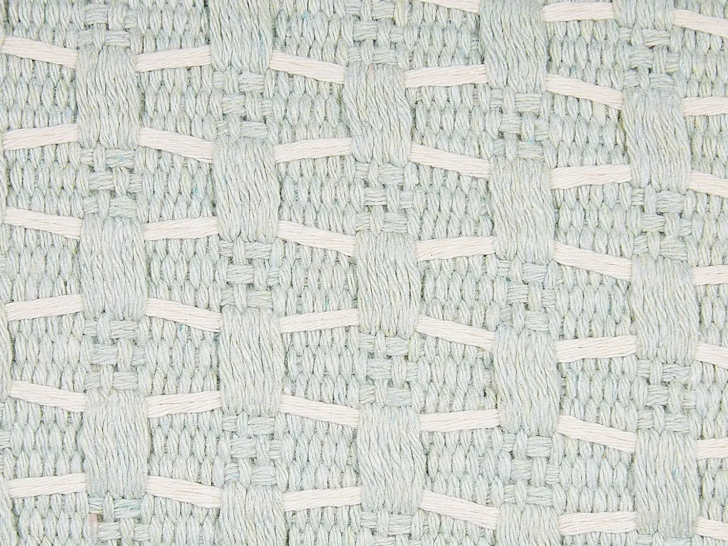Sæt af 2 pyntepuder HAKONE 45 x 25 cm Mintgrøn Geometrisk mønster