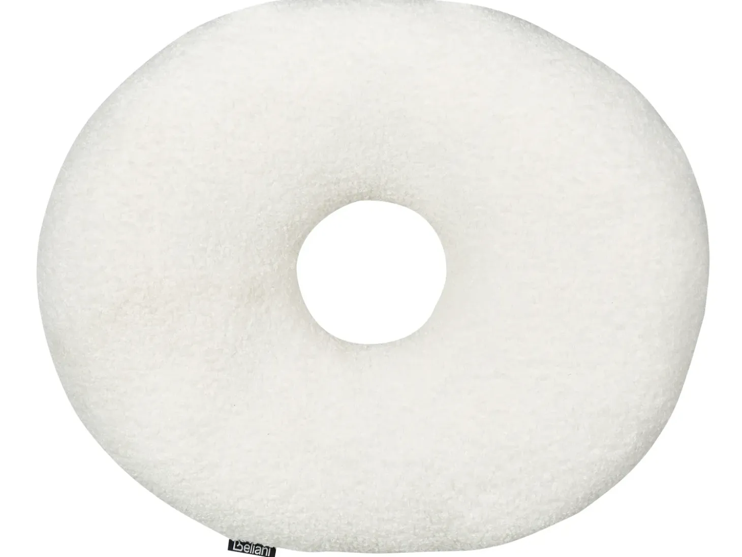 Sæt af 2 pyntepuder HESPERIS Boucle Cremehvid Ensfarvet