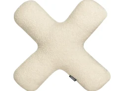 Sæt af 2 pyntepuder HESPERIS Boucle Beige Ensfarvet