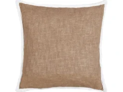 Sæt af 2 pyntepuder IANTHE Bomuld 45 x 45 cm Brun Ensfarvet