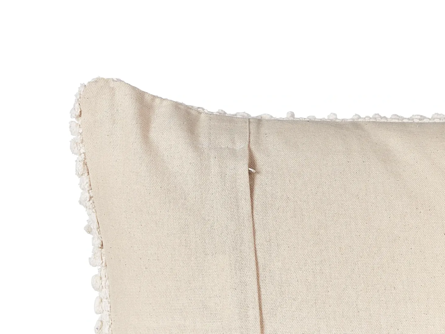 Sæt af 2 pyntepuder JOARA Bomuld 45 x 45 cm Lys Beige Ensfarvet