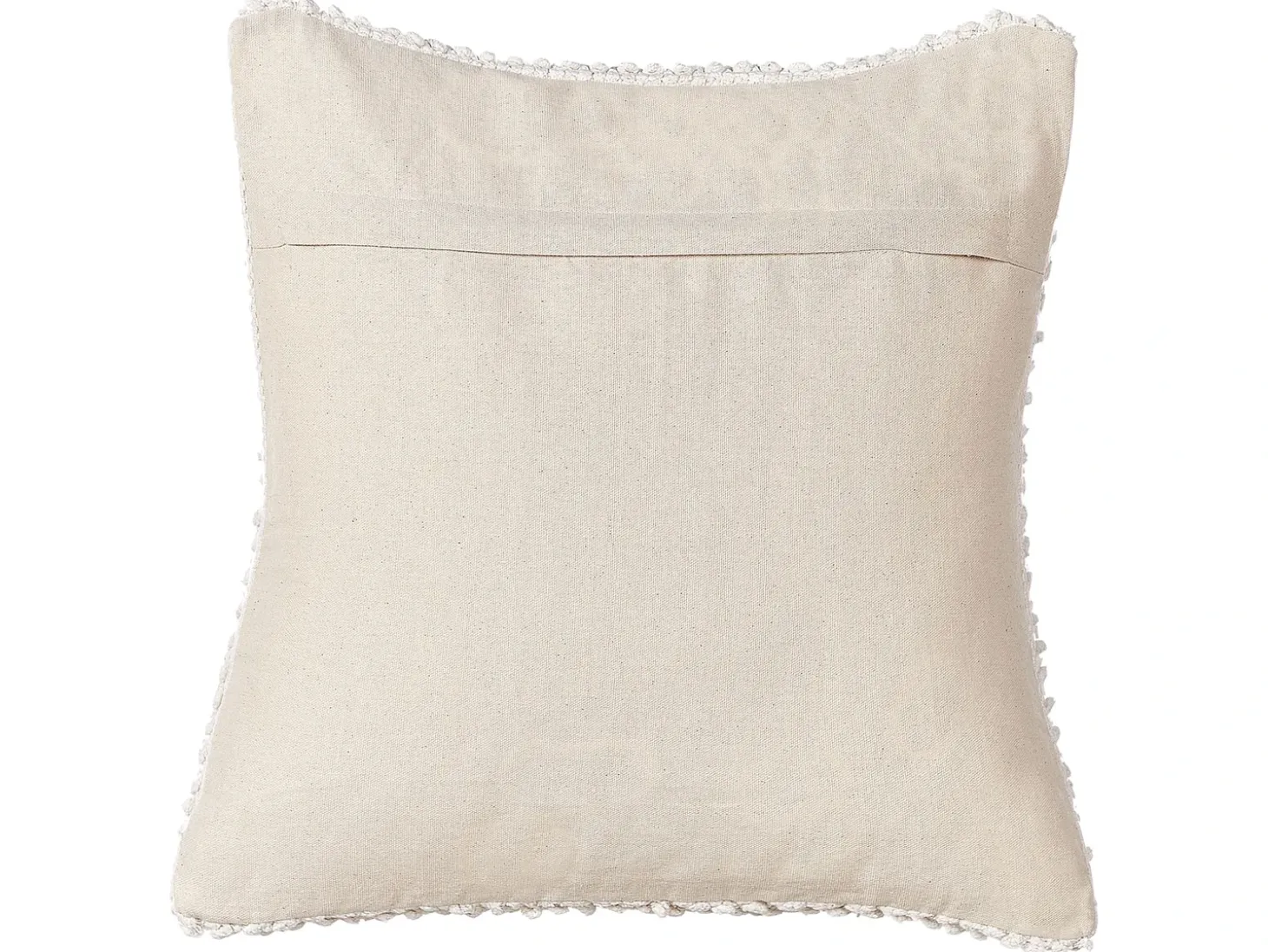 Sæt af 2 pyntepuder JOARA Bomuld 45 x 45 cm Lys Beige Ensfarvet