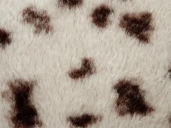 Sæt af 2 pyntepuder KASRA Kunstig pels 45 x 45 cm Lys Beige Abstraktmønster