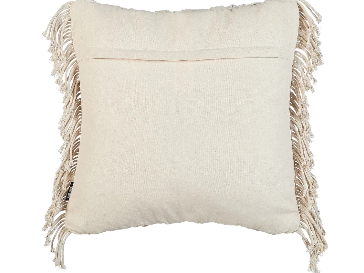 Sæt af 2 pyntepuder KIRIKKALE Bomuld 45 x 45 cm Lys Beige Geometrisk mønster