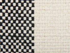 Sæt af 2 pyntepuder LAELIA Bomuld 45 x 45 cm Sort Patchwork
