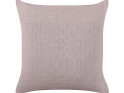 Sæt af 2 pyntepuder LARKSPUR Velour 45 x 45 cm Lyserød Geometrisk mønster