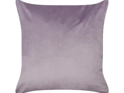 Sæt af 2 pyntepuder LAVATERA 45 x 45 cm Lilla Blomstermønster