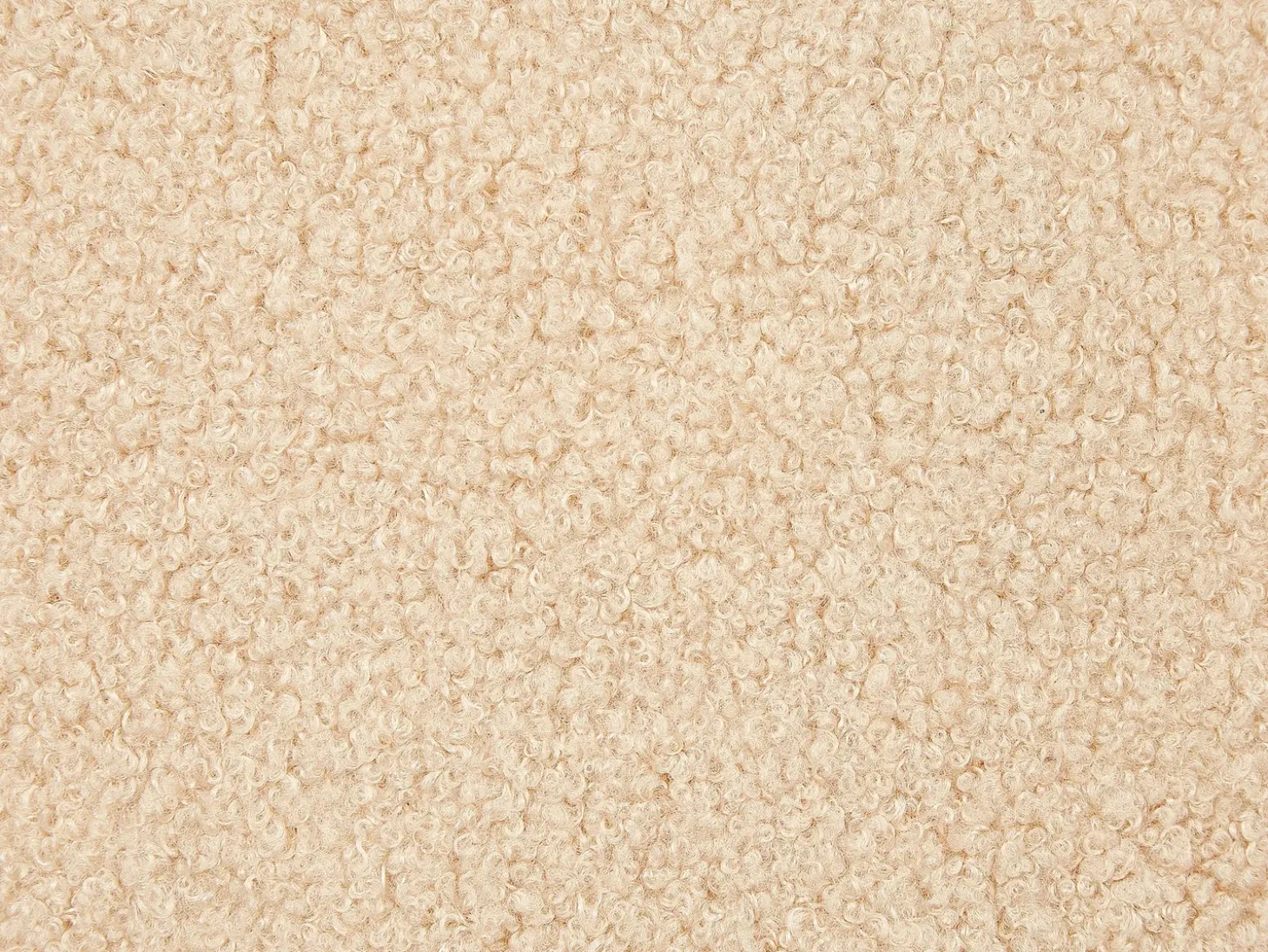 Sæt af 2 pyntepuder LEUZEA Boucle 45 x 45 cm Sand Beige Ensfarvet