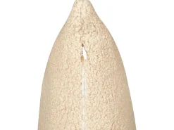 Sæt af 2 pyntepuder LEUZEA Boucle 45 x 45 cm Sand Beige Ensfarvet