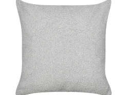 Sæt af 2 pyntepuder LEUZEA Boucle 45 x 45 cm Grå Ensfarvet